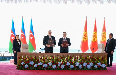 Azerbaijan and Kyrgyzstan Exchange Signed Strategic Agreements and Allied Treaty