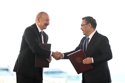Azerbaijan and Kyrgyzstan Exchange Signed Strategic Agreements and Allied Treaty