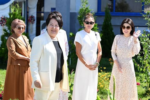 First Lady Mehriban Aliyeva Visits Altyn-Balalyk Rehabilitation Center in Kyrgyzstan