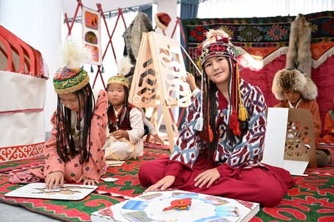 First Lady Mehriban Aliyeva Visits Altyn-Balalyk Rehabilitation Center in Kyrgyzstan