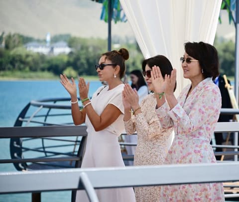 First Lady Mehriban Aliyeva Visits Altyn-Balalyk Rehabilitation Center in Kyrgyzstan