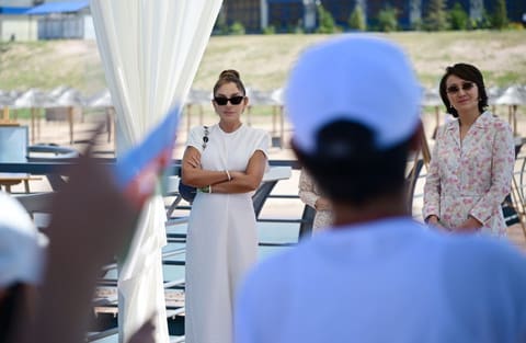 First Lady Mehriban Aliyeva Visits Altyn-Balalyk Rehabilitation Center in Kyrgyzstan