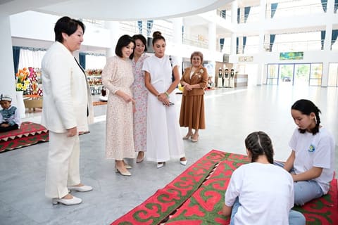 First Lady Mehriban Aliyeva Visits Altyn-Balalyk Rehabilitation Center in Kyrgyzstan