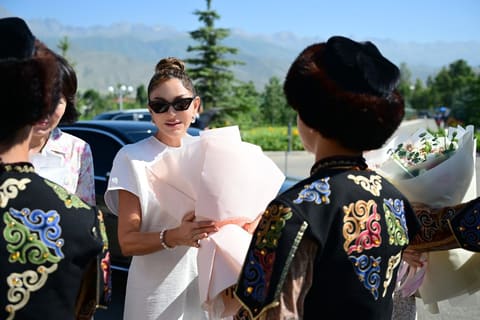 First Lady Mehriban Aliyeva Visits Altyn-Balalyk Rehabilitation Center in Kyrgyzstan