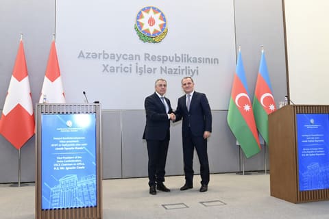 Azərbaycan və İsveçrənin XİN rəhbərləri görüşüb