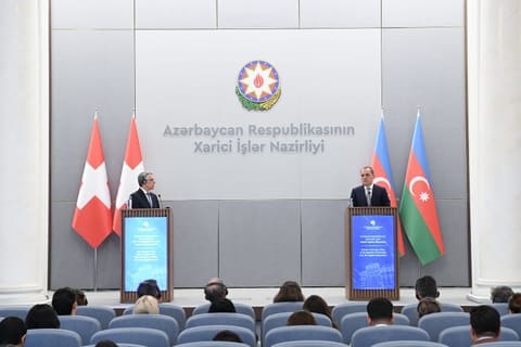 Azərbaycan və İsveçrənin XİN rəhbərləri görüşüb