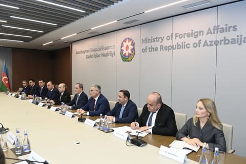 Azərbaycan və İsveçrənin XİN rəhbərləri görüşüb