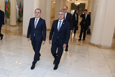Azərbaycan və İsveçrənin XİN rəhbərləri görüşüb