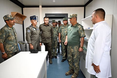 HHM bölmələrinin istifadəsinə 20-yə yaxın yeni hərbi infrastruktur verilib