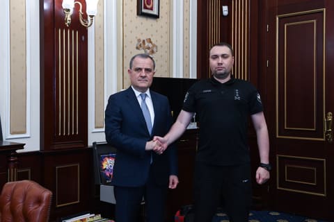 Ceyhun Bayramov Ukrayna Prezident Ofisinin rəhbəri ilə görüşüb