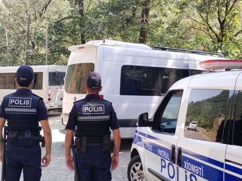 DİN: İstirahət zonalarında polisin fasiləsiz xidməti təşkil edilib