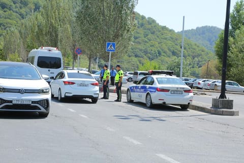 DİN: İstirahət zonalarında polisin fasiləsiz xidməti təşkil edilib