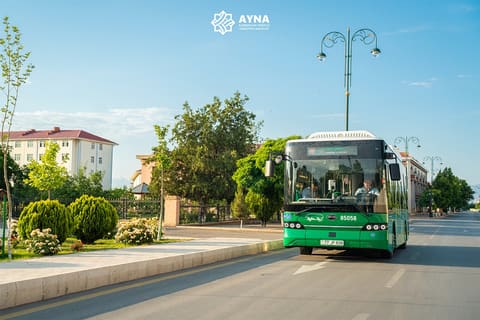 Naxçıvanda ekoloji təmiz ictimai nəqliyyat sistemi qurulub