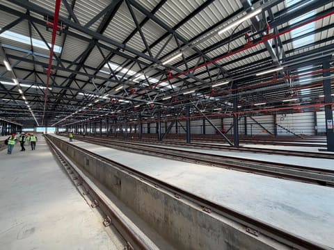 “Dərnəgül” elektrik deposu qismən istismara verilib