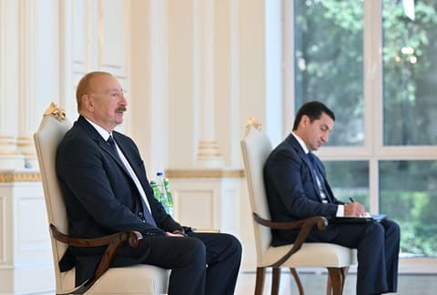 Prezident Almaniyanın yeni səfirinin etimadnaməsini qəbul edib