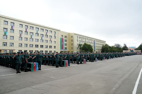 DSX-nin hərbi hissələrində gənc əsgərlərin andiçmə mərasimi keçirilib