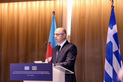 Afinada Azərbaycan-Yunanıstan biznes forumu keçirilib