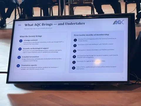 AQC TEGOVA-ya üzv qəbul edilib