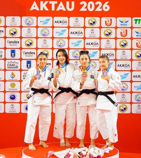 Azerbaijani judokas win 8 medals on first day of Asian Open
