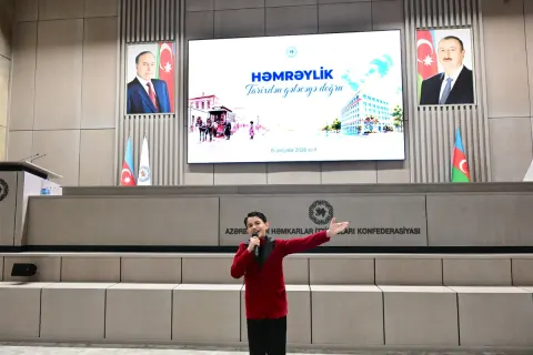 Azərbaycan həmkarlar ittifaqlarının yaradılmasının 121-ci ildönümü qeyd olunub