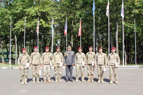 Azərbaycan hərbçiləri Gürcüstanda keçirilən dağçılıq təlimində iştirak edib