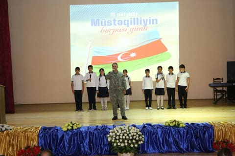 Azərbaycan Ordusunda Müstəqilliyin Bərpası Günü qeyd olunub