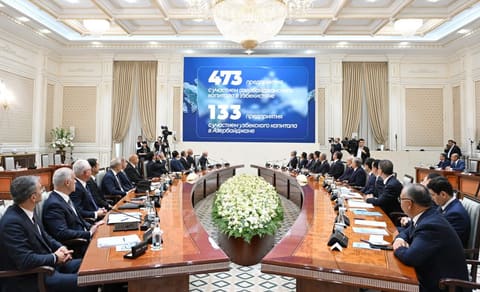 Third meeting of Azerbaijan-Uzbekistan Supreme Interstate Council held with participation of leaders