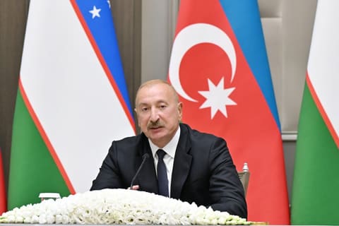 Presidents of Azerbaijan and Uzbekistan make press statements - UPDATED