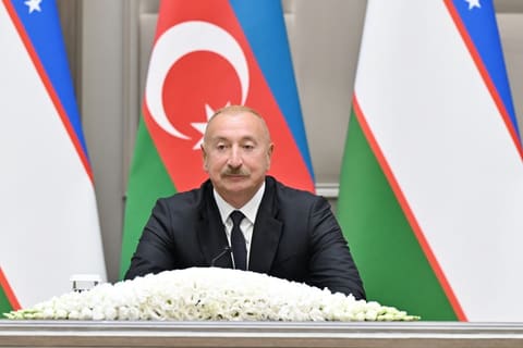 Presidents of Azerbaijan and Uzbekistan make press statements - UPDATED
