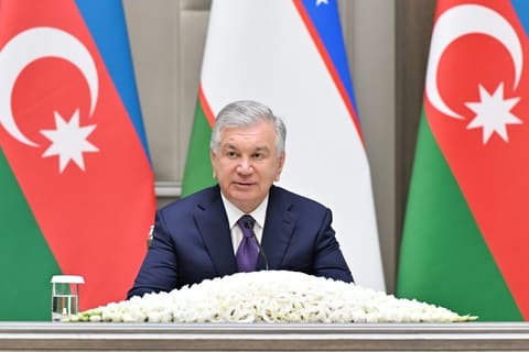 Presidents of Azerbaijan and Uzbekistan make press statements - UPDATED
