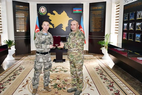 Qırğızıstan nümayəndə heyəti Azərbaycan XTQ-nin döyüş hazırlığını izləyib