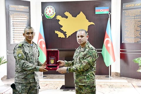 Qırğızıstan nümayəndə heyəti Azərbaycan XTQ-nin döyüş hazırlığını izləyib