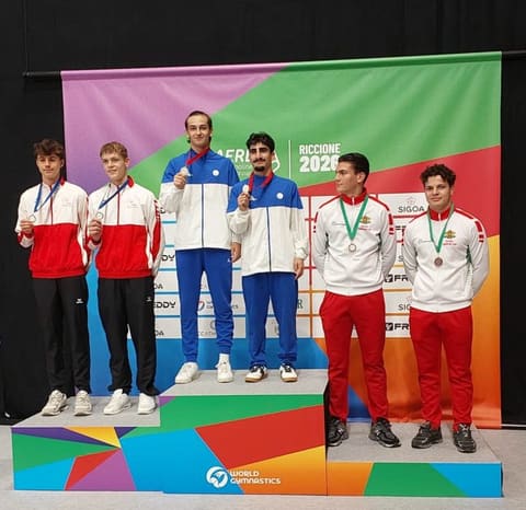 Azərbaycanın batut gimnastları beynəlxalq turnirdə 6 medal qazanıblar