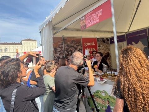 Azərbaycanın qastroturizm imkanları İtaliyada beynəlxalq festivalda təqdim olunub
