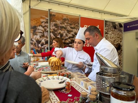 Azərbaycanın qastroturizm imkanları İtaliyada beynəlxalq festivalda təqdim olunub