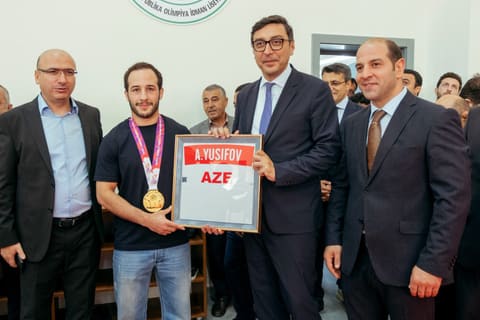 Bakıda Respublika Olimpiya İdman Liseyinin cüdo zalı yenilənib