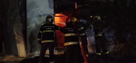 Balaxanıda obyektdə yanğın baş verib - YENİLƏNİB 2 - FOTO