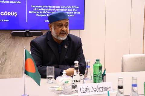Baş prokuror Kamerun və Banqladeşin korrupsiyaya qarşı mübarizə qurumlarının rəhbərləri ilə görüşüb