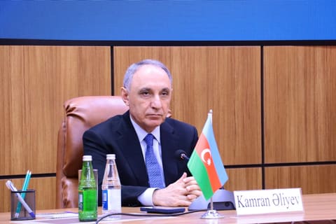 Baş prokuror Kamran Əliyev Rusiya Federasiyasının Baş prokuroru ilə görüşüb