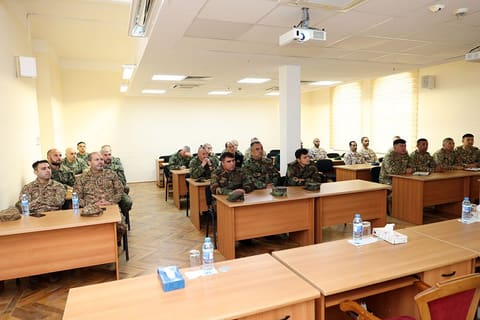 "Birliyin Gücü - 2026" birgə hərbi təliminin müşahidəçiləri ilə görüş keçirilib