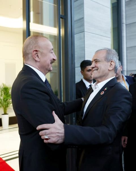 Bişkekdə Azərbaycan və İran prezidentlərinin görüşü olub - YENİLƏNİB 2