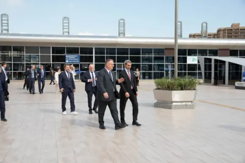 Çexiyanın nəqliyyat naziri Bakı Dəmiryol Vağzalında olub