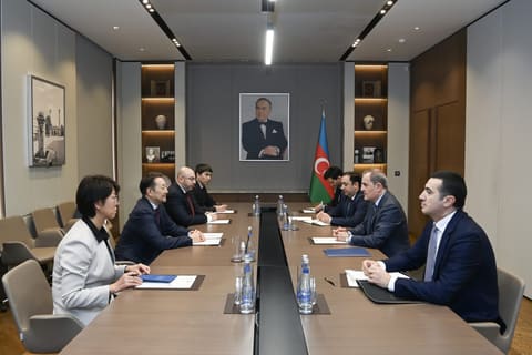 Ceyhun Bayramov AQEM-in Baş katibi ilə görüşüb
