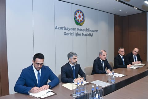 Ceyhun Bayramov Avstriyanın yeni səfirini qəbul edib