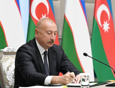 Ceremony of signing and exchanging Azerbaijan-Uzbekistan documents held in Tashkent - UPDATED
