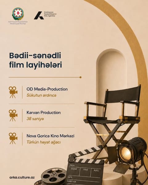 “Dövlət dəstəyi ilə istehsal ediləcək film layihələri” müsabiqəsinin seçim komissiyasının qərarı açıqlanıb