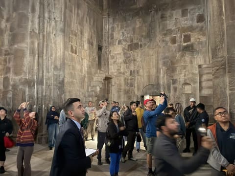 Dünya səyyahları Gəncəsər Monastır Kompleksini ziyarət ediblər
