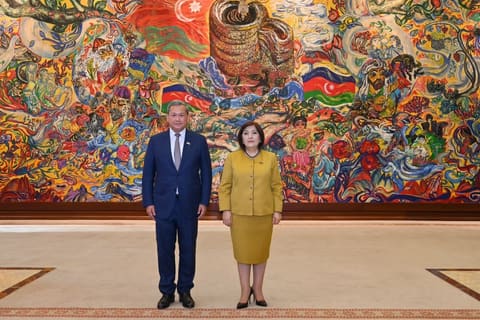 Sahibə Qafarova Kamboca Baş naziri ilə parlamentlərarası əlaqələrinin inkişaf perspektivlərini müzakirə edib
