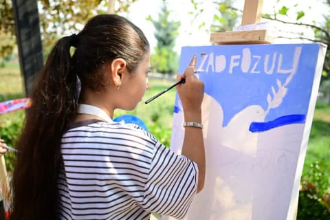 Füzulidə Şəhər Günü ilə bağlı konsert proqramı təşkil olunub