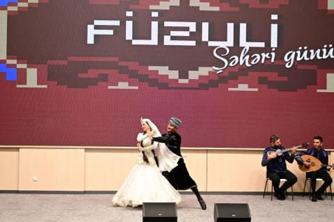 Füzulidə Şəhər Günü ilə bağlı konsert proqramı təşkil olunub